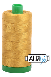Aurifil Mako 40wt 2-ply Cotton 1000 m 1094 yd. spool - 5022 Mustard